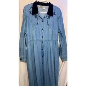 Capacity Vintage Denim Dress